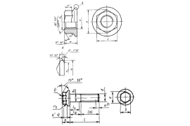 Гайки и болты с фланцем ГОСТ Р 50592-93, ГОСТ Р ИСО 4161-2013, ГОСТ Р 50274-92, ГОСТ Р 55739-2013, ГОСТ ISO 4162-2014